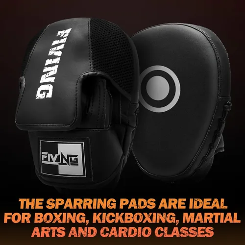 Miniatura 7 de Almohadillas de boxeo para hombres, mujeres y niños, manoplas de cuero para artes marciales, entrenamiento de boxeo, manoplas curvadas para karate