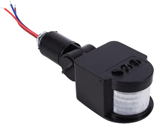 Conveniente PIR Sensor de Movimiento Detector de Sensor de Movimiento Detector Interruptor de Cuerpo Sensor Inductor Interruptor LED Exterior para
