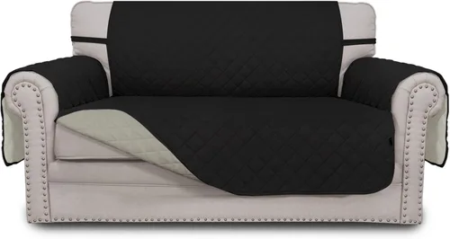 Miniatura 203 de Easy-Going - Funda para sofá, futón y sillón sin reposabrazos, reversible, resistente al agua, para mascotas y niños (azul oscuro/azul claro)