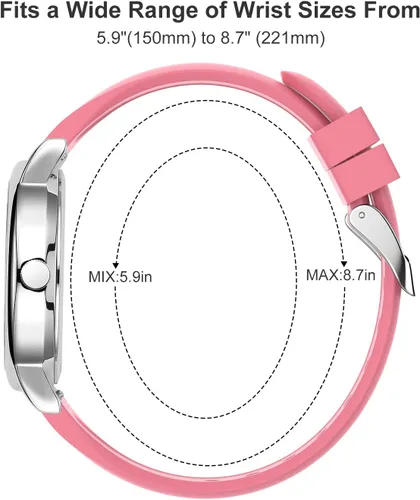 Miniatura 5 de GOLDEN HOUR Reloj de enfermera impermeable para profesionales médicos, estudiantes, mujeres y hombres, esfera luminosa de fácil lectura, 24 horas