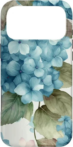 Miniatura 22 de Watercolor Shabby Chic Blue Hydrangeas Flower Case for iPhone 17