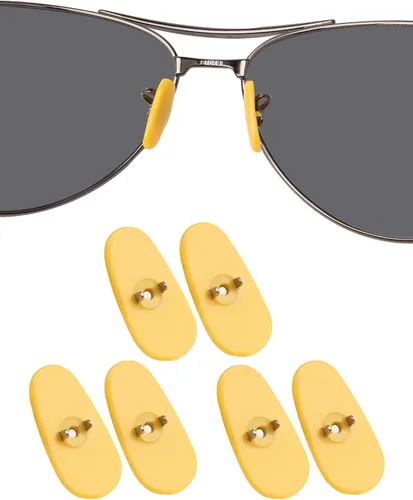 Miniatura 9 de DROGO Almohadillas de nariz de repuesto de silicona suave para gafas de sol RayBan RB3025/RB3026, antideslizantes, agradables a la piel