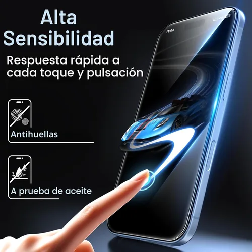 Miniatura 6 de JETech Protector de pantalla para iPhone 17 de 6.3 pulgadas, película de vidrio templado con herramienta de fácil instalación, dureza 9H, compatible