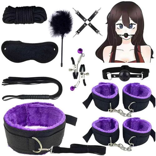 Kit de restricciones de cuello a muñeca detrás de la espalda para debajo de la cama King, accesorios sexuales para adultos, parejas, juguetes