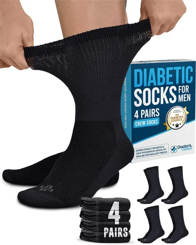Miniatura 9 de Doctor's Select Men's Diabetic Socks for Men Size 13-15 - 4 Pairs