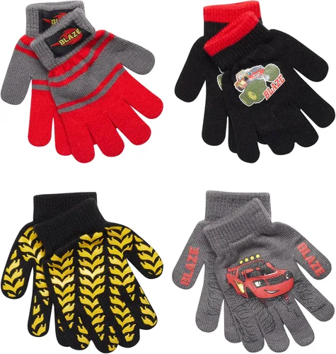Nickelodeon Paquete de 4 manoplas o guantes para niños Paw Patrol y Blaze (niñosniños pequeños)