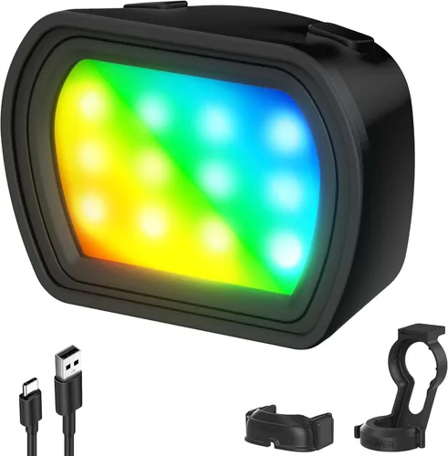 Miniatura 12 de NEEWER Basics - Luz auxiliar magnética compatible con DJI OSMO Pocket 3 Gimbal Camera Creator Combo, USB C recargable, mini LED, accesorio