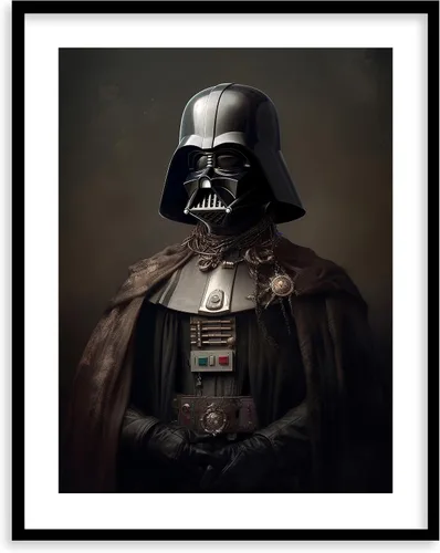 Miniatura 45 de Láminas de Arte de Retratos Victorianos de Star Wars - Impresión de Arte Fino Giclée Premium - Decoración de Pared Steampunk Estética, Póster Darth