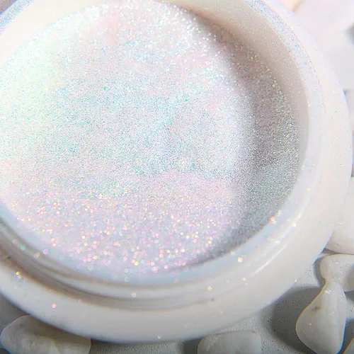 Miniatura 5 de Barniz, espejo mágico efecto neón polvo brillante perla uñas brillo uñas arte decoraciones