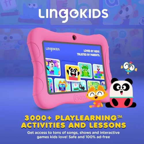 Miniatura 5 de Contixo Paquete de Tabletas para Niños de 7 Pulgadas - Tabletas Android y Auriculares con Cable para Niños, con más de 50 Libros de Cuentos