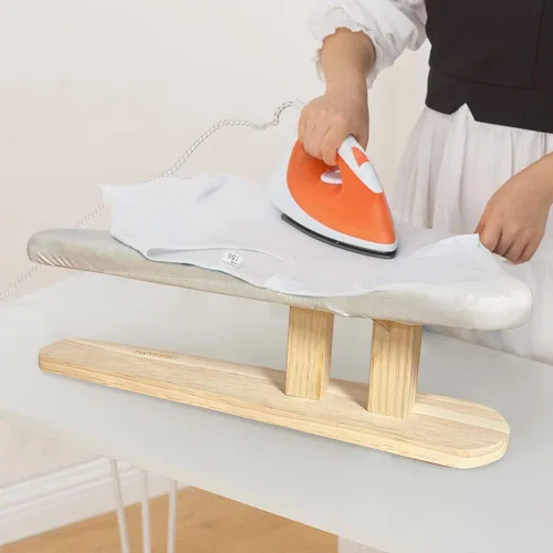 Miniatura 8 de Tabla de planchar acolchada con pecho y manga larga con base de madera para herramientas domésticas, formas de vestido a medida, estudio de costura