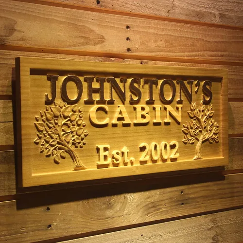 Miniatura 28 de ADVPRO wpa0031 - Letrero de madera personalizado con nombre de Lake House para decoración del hogar, boda, tamaño mediano, 18.25 x 7.25 pulgadas