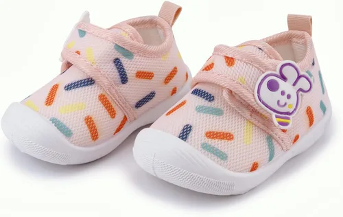 Miniatura 3 de WILLFUN Zapatos chirriantes para bebés, niños y niñas, tenis para primeros caminos, suela suave, para niños pequeños de 0 a 3 años