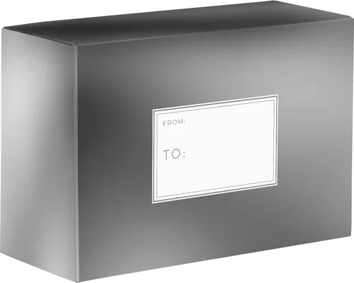 Miniatura 4 de Jillson & Roberts - Cajas de regalo medianas para cumpleaños y vacaciones, color negro (12 piezas)
