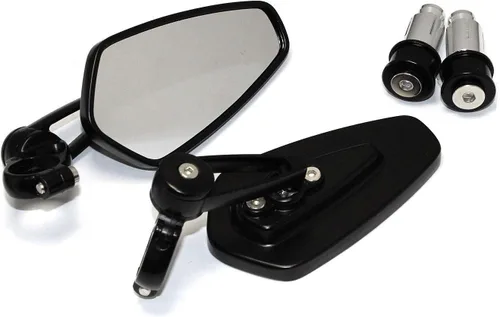 Miniatura 3 de Espejos negros para motocicleta de 7/8 pulgadas para Yamaha FZ09 FZ07 2015-2017 para Kawasaki Z1000 / Z750 / ER-6F / ER-6N para CB1000R para Suzuki