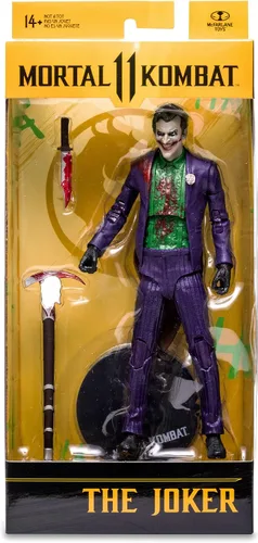 Miniatura 8 de McFarlane Toys Mortal Kombat The Joker (Bloody) - Figura de acción de 7 pulgadas con accesorios