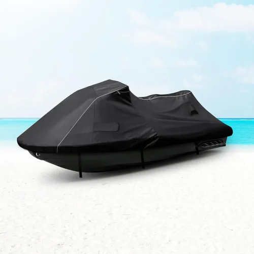 Miniatura 10 de Funda impermeable para moto acuática, ajuste personalizado para Sea-doo Spark3up Spark Trixx 3up, 600D Oxford a prueba de rayos UV, remolcable