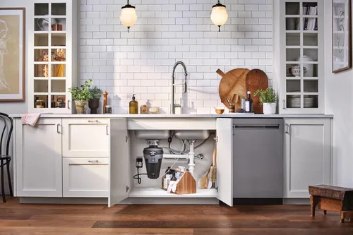 Miniatura 3 de Moen Chef Series 1 HP - Triturador de basura con alimentación continua iluminado con reducción de ruido para debajo del fregadero, incluye cable
