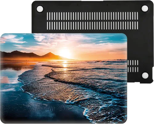 Miniatura 5 de Funda rígida para MacBook Air de 13 pulgadas 2017 2016 2015 2014 2013 2012 2011 2010 versión A1466/A1369, cubierta rígida de plástico, cubierta
