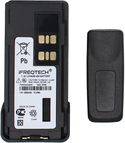 PMNN4409 PMNN4409ar 7.4V 2600mAh Batería para Motorola APX4000 APX1000 XPR3300 XPR3500 XPR7350 XPR7550 Series Radio con clip para cinturón