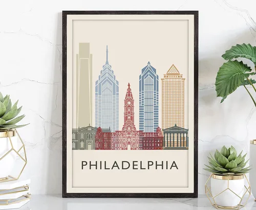 Miniatura 29 de Póster de horizonte de San Antonio, impresión de paisaje urbano y monumento, arte de pared para el hogar, decoración de pared de oficina, 12 x 18