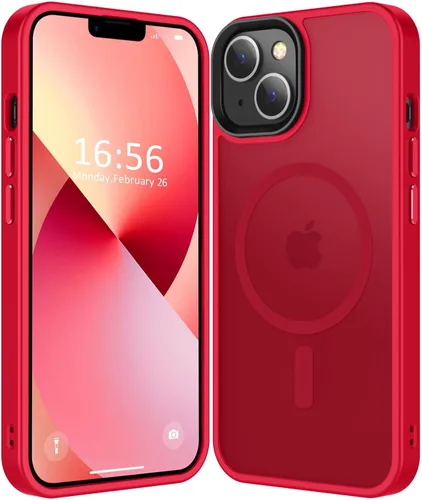 Miniatura 241 de Fuerte magnético para iPhone 11, compatible con Magsafe, [resistente a caídas de 13 pies] Funda trasera translúcida mate con sensación de piel