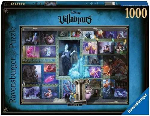 Miniatura 2 de Ravensburger Disney Villainous: Hades and Figurine - Rompecabezas de 1000 piezas para adultos - 12001116 - Herramientas hechas a mano, fabricado