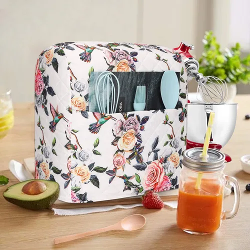 Miniatura 8 de KitchenAid - Funda para batidora, soporte de cocina compatible con mezcladores KitchenAid Hamilton de 5 a 8 cuartos de galón, funda acolchada