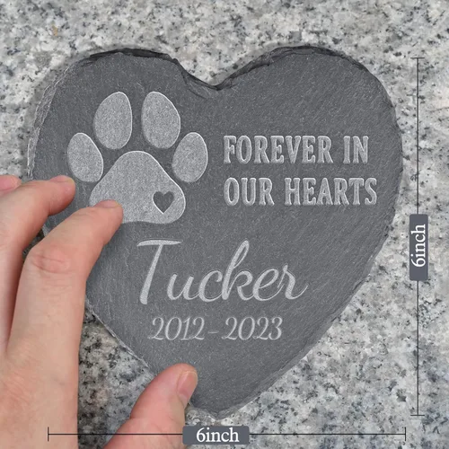 Miniatura 2 de Regalo conmemorativo de la pérdida de perro, piedra conmemorativa personalizada para mascotas, lápida de condolencias para perros por pérdida