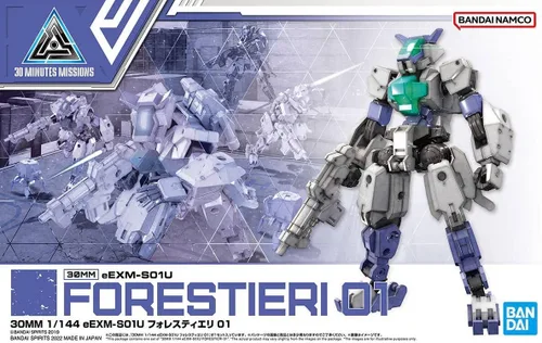 Miniatura 2 de Bandai Hobby - Misión de 30 minutos - #46 1/144 eEXM-S01U Forestieri 01 30 MM Kit