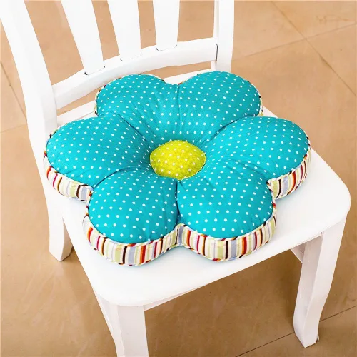 Miniatura 2 de ABREEZE Almohadas de flores para niñas, almohada decorativa para interiores y exteriores, con forma de flor, cojín de asiento, cojín de suelo, 16 x