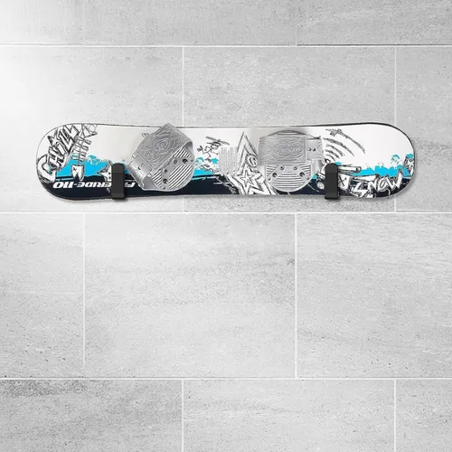 Miniatura 8 de Horizontal Snowboard Wall Mount Clips Snowboard Wall Rack Snowboard Mount Storage Snowboard Display Wall Mount for Room, Garage