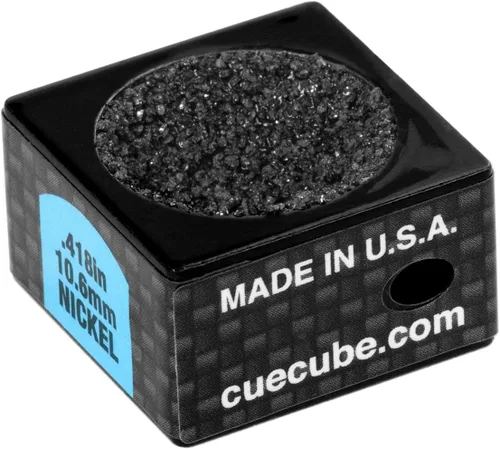 Miniatura 2 de Herramienta para punta de taco de billar 2 en 1, moldeador, scuffer, radio de níquel o centavo, elige tu color Negro