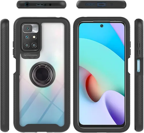 Miniatura 84 de Funda compatible con Xiaomi Poco M5s 4G, compatible con Redmi Note 10 4G / Note 10S 4G / Note 11 SE (India), funda para teléfono 3 en 1, color azul