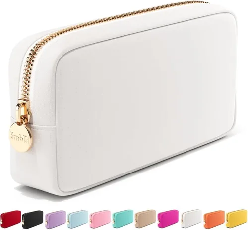 Miniatura 41 de Embla Bolsa de maquillaje de viaje para cosméticos y bolsa de artículos de tocador, bolsa de nailon con cremallera, lindo organizador de maquillaje