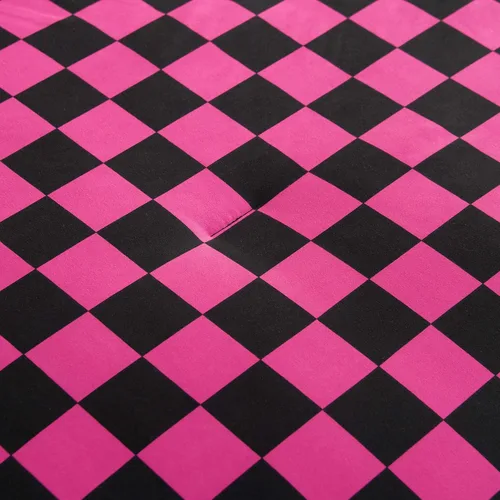Miniatura 5 de Juego de edredón reversible de cuadros de Juicy Couture, juego de 5 piezas tamaño individual/individual XL, negro/rosa intenso