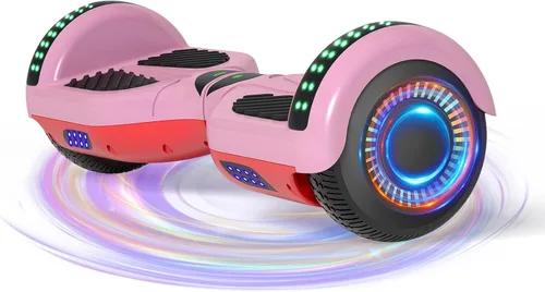 Miniatura 13 de Kids Scooter with Bluetooth Speaker & Corlorful LED Lights, Dual 250W Motor 7.5 Mph Speed, Gifts for All Ages Azul Galaxia