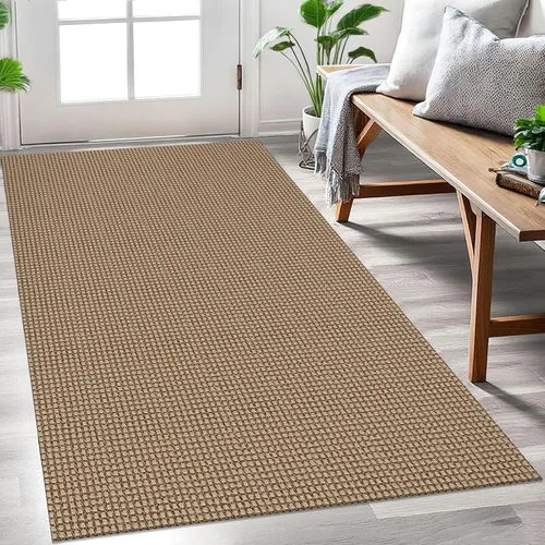 Miniatura 49 de EARTHALL Alfombra de pasillo 3x14 pies, alfombras lavables extra largas para pasillos, tejidas, antideslizante, alfombra trenzada para entrada