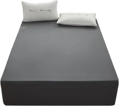 Miniatura 20 de Bedding Sábana bajera ajustable de tamaño Queen, sábana bajera para colchón de 15 pulgadas de profundidad, suave y microfibra, resistente al Rojo