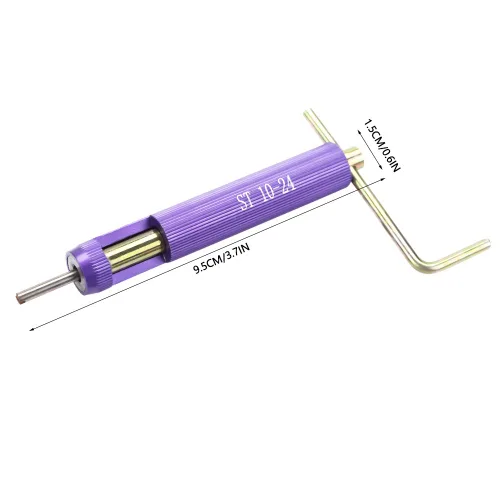 Miniatura 2 de Kit de inserción de reparación de roscas 50 piezas M10-24 x 1.5D tipo bobina helicoidal para restaurar hilos dañados