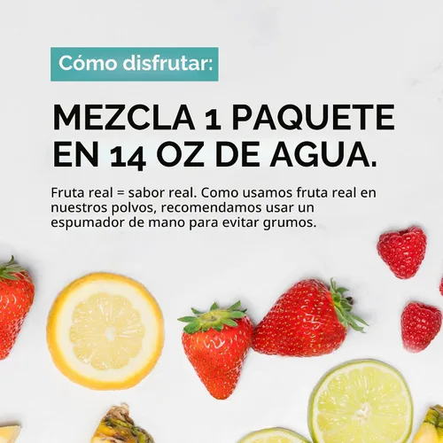 Miniatura 8 de JUST INGREDIENTS Paquete de muestra de electrolitos – Variedad de 10 barras Paquetes de polvo de hidratación Electrolitos de fruta real