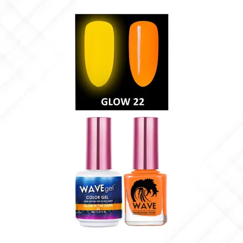 Miniatura 23 de Wavegel WAVEGEL - Juego de gel y esmalte de uñas a juego - Brilla en la oscuridad - # 01