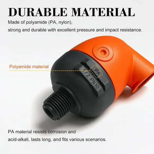 Miniatura 6 de Válvula de ventilación automática de 1/2 pulgada Conexión de rosca NPT Ventilación continua para tanques de agua, equipos agrícolas e