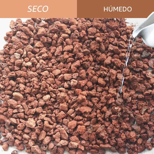 Miniatura 7 de Rocas de lava roja para plantas, 100% roca volcánica pura, sin tintes ni productos químicos, el mejor aderezo para plantas suculentas de cactus