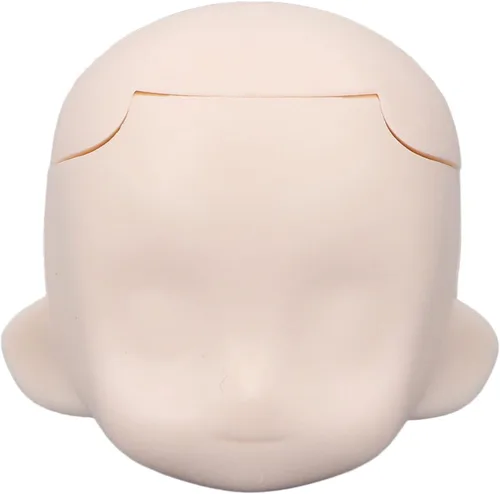 Miniatura 6 de Cabeza de muñeca en blanco, cabeza de muñeca articulada de silicona de repuesto, exquisita para muñeca articulada de bola de 1/12 (súper blanco)