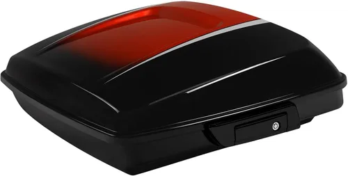 Miniatura 38 de HR3 Amber Whiskey 5.5" Equipaje de maletero tipo navaja con cierres Compatible con Street Glide FLHX 2014 2016 Road Glide FLTRX (Reemplaza al OEM)