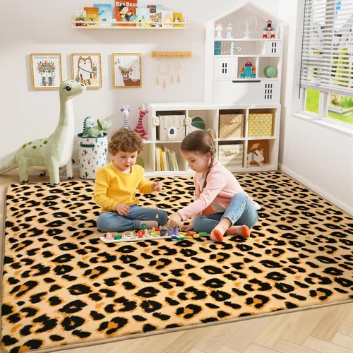 Miniatura 135 de Amearea Alfombras modernas para dormitorio, sala de estar, alfombra de espuma viscoelástica gruesa de 4 x 6 pies, alfombra de espuma viscoelástica