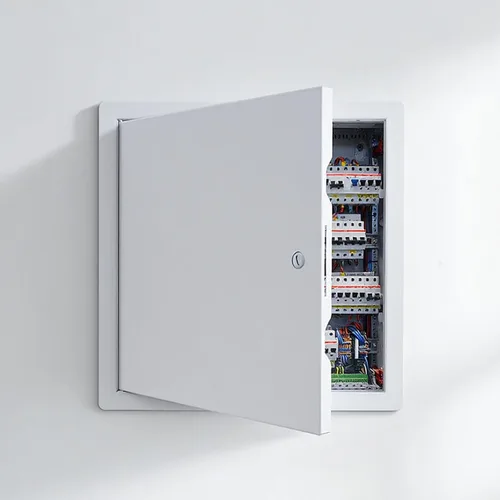 Miniatura 8 de VEVOR Panel de acceso para paneles de yeso, puerta de acceso de acero galvanizado de 13.3 x 13.3 pulgadas, panel de servicio con bisagras de fácil