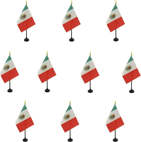 Miniatura 27 de AZ FLAG - Bandera de mesa Colombia de 4 x 6 pulgadas - Mini bandera colombiana de escritorio 100% poliéster 5.9 x 3.9 in - Cartel de oficina