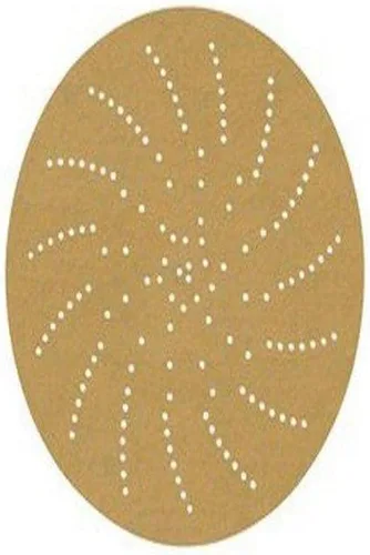 Miniatura 13 de 3M 182 Hookit - 236U Oro 6 pulgadas, P1C, disco de película antipolvo., 3, Dorado